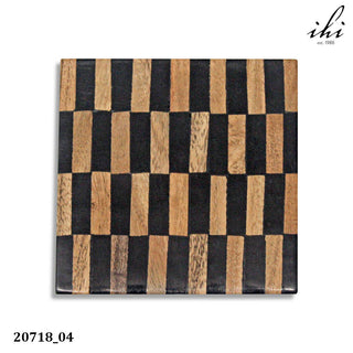Black & Wood Coaster