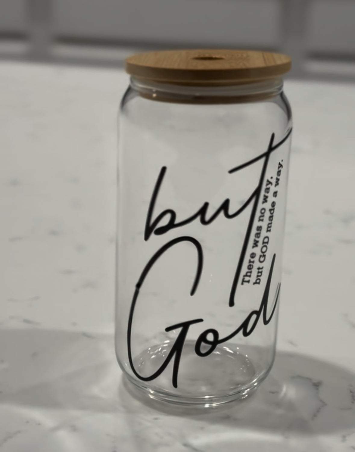 Glass Soda Can Cup