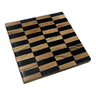 Black & Wood Coaster