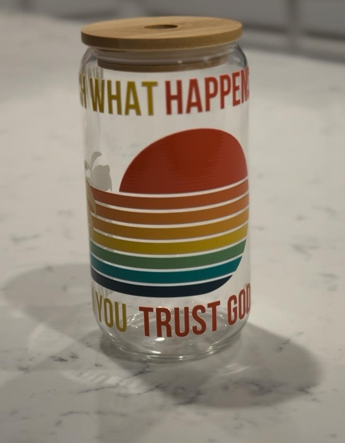 Glass Soda Can Cup