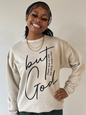 but God crew neck s