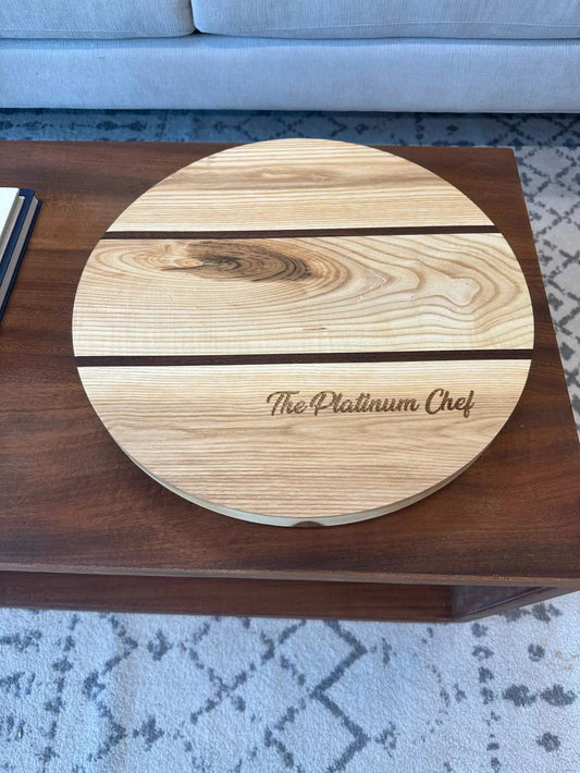 Round Cutting Board Personalized for Kitchen Use | workboots&glasses