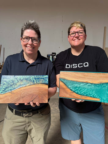 Epoxy Board Class | Beginner Woodworking Workshop | Sacramento