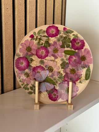 Epoxy & Dried Flowers Workshop | Sacramento Resin Class | Workboots & Glasses