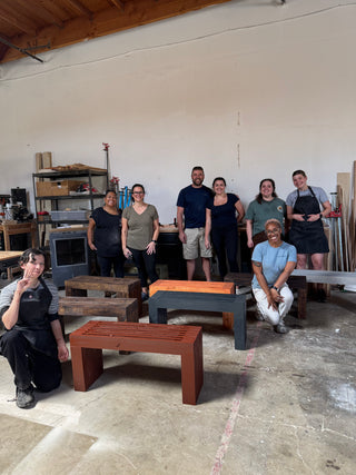 Build a Slatted Bench | Beginner Woodworking Workshop Sacramento