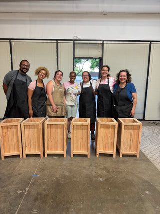 Planter Box Building Workshop | Workboots & Glasses Sacramento