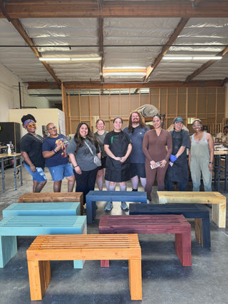 Build a Slatted Bench | Beginner Woodworking Workshop Sacramento
