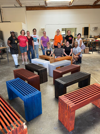 Build a Slatted Bench | Beginner Woodworking Workshop Sacramento