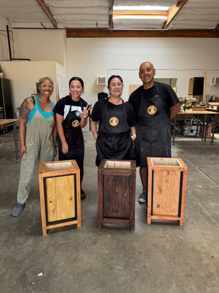 Planter Box Building Workshop | Workboots & Glasses Sacramento
