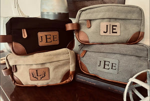 Customized Makeup Bag workboots&glasses
