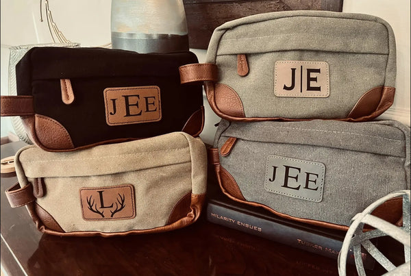 Customized Makeup Bag workboots&glasses