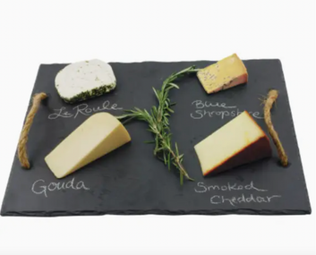15.5" slate cheese board