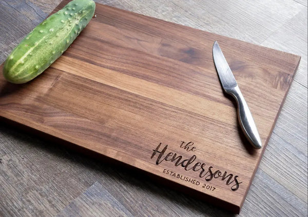 Engraved Cutting Board workboots&glasses