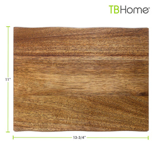 Acacia Wood Live Edge Charcuterie Board TB Home® Acacia Wood
