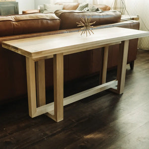 Sofa Table workboots&glasses